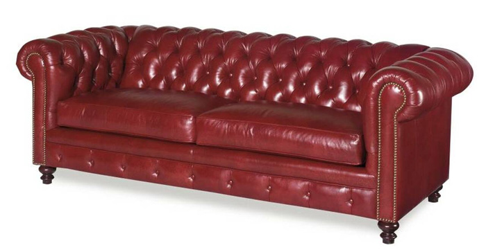 Coventry Chesterfield Tufted Leather Sofa